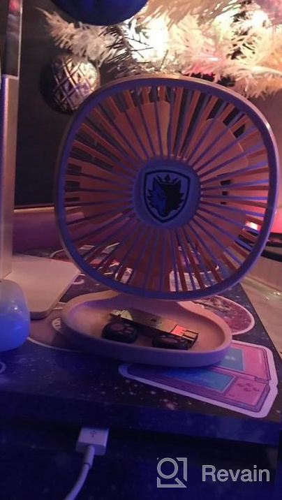 img 1 attached to Stay Cool With TekHome Mini Desk Fan: The Perfect Companion For Home And Office! review by Michael Eldridge
