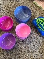 img 1 attached to ChooMee Silicone Baby Bowls With Extra Strong Suction Base, Durable And Firm For Infant & Toddler Baby Led Feeding - 2 CT review by Christopher Rodriguez