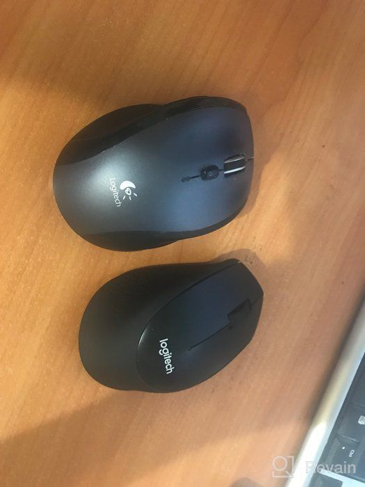 img 1 attached to 🖱️ Logitech M330 Silent Plus Wireless Mouse - Black | USB Nano Receiver | 1000 DPI Optical Tracking | 3 Buttons | 24-Month Battery Life | Compatible with PC/Mac/Laptop/Chromebook | 2.4 GHz review by Hassim Rambli ᠌
