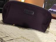 img 1 attached to Grey CHICECO Cosmetic Pouch Clutch - Handy Makeup Bag For On-The-Go Glamour! review by Jabari Campbell