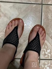 img 6 attached to Katliu Women'S Flat Sandals Flip Flop Sandals Dressy Thong Sandals