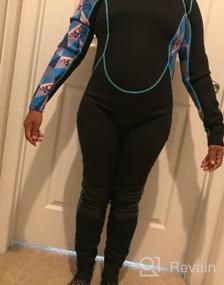 img 7 attached to Stay Safe And Stylish With CtriLady Women'S Neoprene Full Dive Wetsuit - Perfect For Swimming, Kayaking, Surfing And More!
