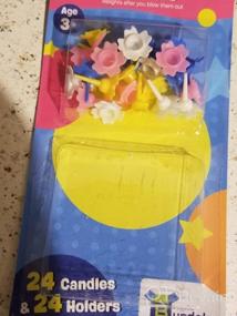 img 8 attached to Набор из 24 свечей Bundaloo Magic Relighting Birthday — розыгрыш, трюк и украшение для вечеринки в розовом, белом, синем и желтом цветах!