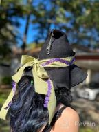 img 1 attached to Witchy Style Made Easy: Edoneery'S Women'S Wide Brim Halloween Witch Hat - Perfect For Any Occasion! review by Benjamin Cleveland