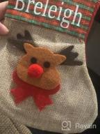 img 1 attached to Get Festive With OurWarm'S 12-Piece Mini Christmas Stocking Set: Perfect For Holiday Entertaining And Table Decor! review by Jenn Jones