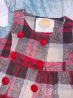 img 1 attached to Mud Kingdom Plaid Sleeveless Loose Fit Faux Wool Holiday Girls Dresses review by John Salleh