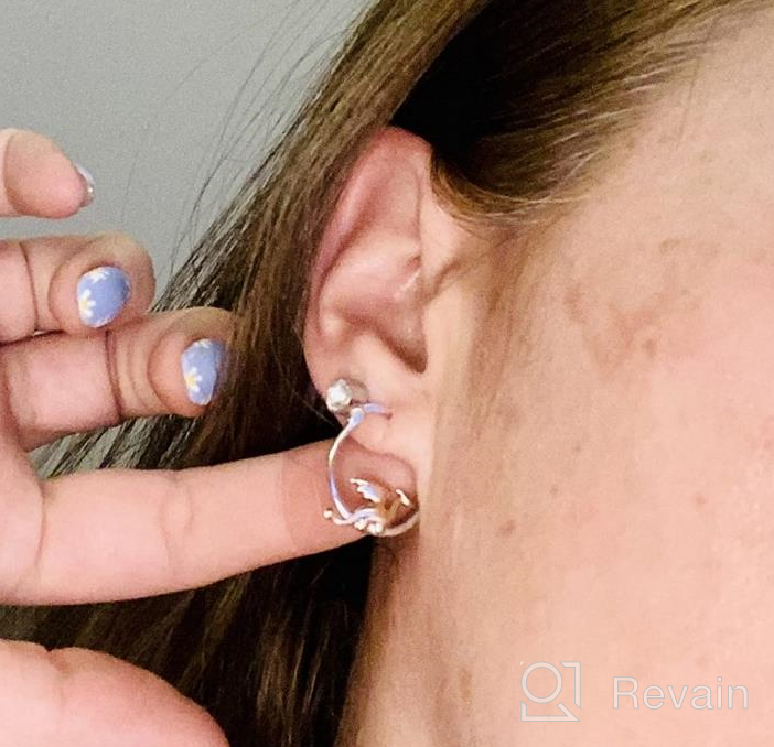 img 1 attached to 👂 Hypoallergenic Sterling Silver Earrings: Sensitivity-Friendly Jewelry for Girls review by Troy Henkhaus