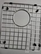 img 1 attached to Protect Your Kitchen Sink With 15"X13" Stainless Steel Grates - Set Of 2 - Sink Bottom Grid And Rack review by Shane Palma
