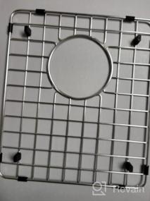 img 5 attached to Protect Your Kitchen Sink With 15"X13" Stainless Steel Grates - Set Of 2 - Sink Bottom Grid And Rack