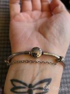 img 1 attached to GNOCE Stainless Steel Bangle Bracelet: The Perfect Jewelry for Girls review by Megan Smith