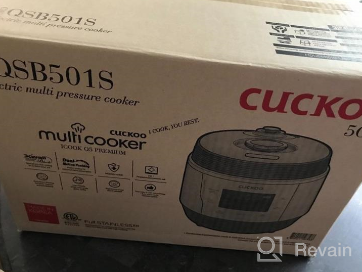 img 1 attached to Cuckoo CMC-QSN501S Q5 Superior Multifunctional 5 Quarts, Black Multi-Pressure Cooker review by Amy Ward