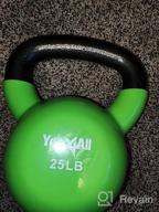 img 1 attached to Get Fit And Stay Strong With Yes4All'S Vinyl Coated Kettlebell Set - 7 Weights Available For Your Strength Training Needs review by Leandro Gray