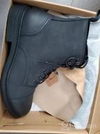 img 1 attached to Waterproof Chukka Motorcycle Boots For Men - Vostey Casual Footwear review by Oscar Ferrell