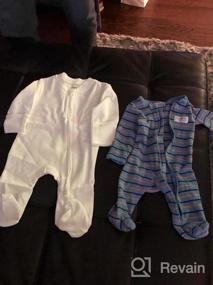 img 6 attached to Soft And Comfy Aablexema Baby Footie Pajamas: The Ultimate Sleep Essentials For Your Little Ones