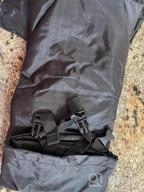 img 1 attached to Protect Your Outdoor Furniture With A Waterproof Sofa Cover- Heavy Duty, Anti-UV With Buckle Straps And Storage Bag Included | 72" Wx32 Dx35 H | Black review by John Hall