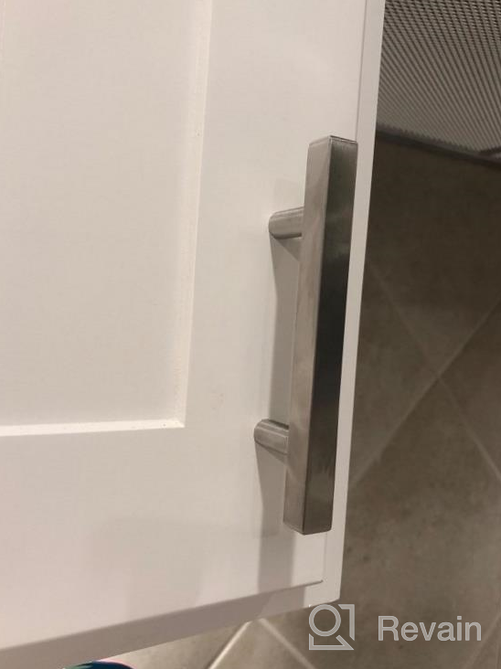 img 1 attached to Upgrade Your Cabinets With 30 Pack Homdiy Brushed Nickel Drawer Handles - Perfect Fit For Kitchen Cabinets And More! review by Maurice Rivera