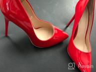 img 1 attached to Step Out In Style: Women'S Classic Stiletto Pointed-Toe Dress Pumps By DailyShoes review by Marc Farrell