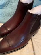 img 1 attached to FRASOICUS Mens Chelsea Boots Mens Leather Dress Boots review by Sean Andrews