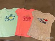 img 1 attached to Simple Joys Carters Toddler Short Sleeve Girls' Clothing review by Karla Garcia
