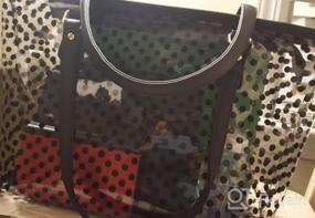 img 8 attached to Neno Candy Colors Polka Dot Beach Tote: идеальный аксессуар для веселья на солнце