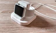 img 1 attached to Beacoo Apple Watch Stand With Nightstand Mode - Charging Dock For Apple Watch Series 3/2/Nike+, Compatible With 42Mm/38Mm - Supports Night Stand Mode (New Version) review by Stephen Cooper