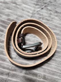 img 8 attached to Stylish And Durable: KEECOW Men'S Italian Leather Belt With Anti-Scratch Buckle