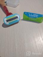 img 2 attached to Sensitive Skin Savior: 6 Count Gillette Venus Extra Smooth Women's Razor Blade Refills review by Airi Ohtsuka ᠌