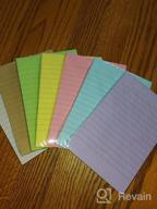 img 1 attached to STOBOK Lined Sticky Notes,7 Packs Bright Color Self-Stick Memo Notepads With Line 3.9 X 6 Inch,Legal Pads 50 Sheets Per Notepad Memo Stickers For Office,School,Home review by Lawrence George