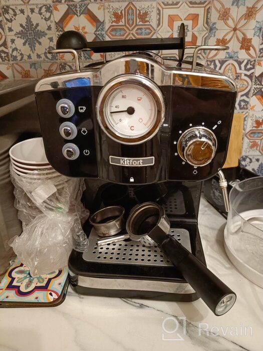 img 1 attached to Coffeemaker Kitfort KT-739, black review by Dorota Ziciowska ᠌