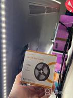 img 1 attached to Onforu 16.4Ft LED Tape Light In 3000K Warm White - Dimmable And Flexible For Home, Kitchen, And Bedroom review by Keith Wachtel