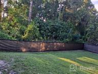 img 1 attached to TANG Sunshades Depot Brown 5X12' FT Privacy Fence Screen Temporary 150 GSM Heavy Duty Windscreen Fence Netting Fence Cover With Zipties 88% Privacy Blockage Excellent Airflow 3 Years Warranty review by Jacob Brasic