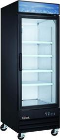 img 3 attached to Xiltek New One Glass Door Merchandiser Refrigerator 23 Cu. Ft