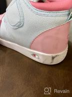 img 1 attached to 👟 Ikiki Bubblegum Boys' Sneakers: Adjustable Squeaker Toddler Shoes review by Brad Mastermind