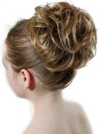 get the perfectly messy curly bun with dodoing hair extensions - available in 31 colors! логотип