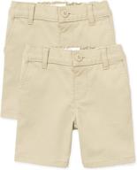 🩳 2 pack chino shorts for toddler girls by the children's place логотип