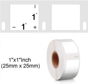 img 3 attached to Labelife DYMO 30332 LW Square Labels - Compatible With LabelWriter 450, 450 Turbo, 330, 4XL - 12 Rolls, 750 Labels/Roll