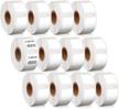 labelife dymo 30332 lw square labels - compatible with labelwriter 450, 450 turbo, 330, 4xl - 12 rolls, 750 labels/roll logo