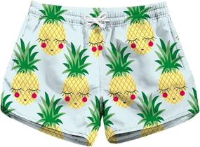 img 3 attached to Honeystore Womens Casual Boardshort Coconut Women's Clothing ~ Swimsuits & Cover Ups