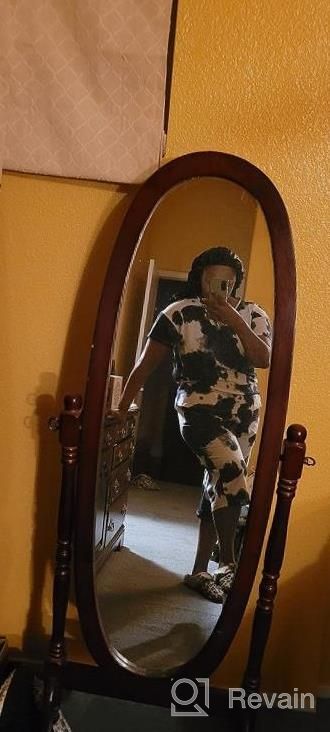 img 1 attached to Women'S Tie Dye Pajama Sets With Pocket - Capri Pants And Sleepwear Top For Lounge And Relaxation By ENJOYNIGHT review by Trisha Griffin