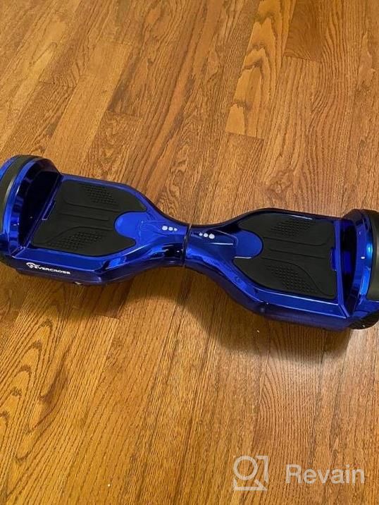 img 1 attached to Experience The Ultimate Riding Adventure: EVERCROSS Self-Balancing Hoverboard With Seat Attachment, Bluetooth Speaker & LED Lights For Kids review by Ray Gist