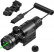 feyachi green laser sight with picatinny rail mount and barrel mount cable switch logo