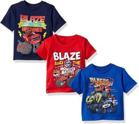 img 1 attached to 👕 Vibrant Nickelodeon Toddler Monster Machines T-Shirt - Boys' Tops, Tees & Shirts