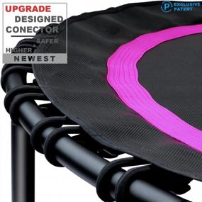 img 2 attached to Upgrade Your Fitness Routine With DARCHEN 350Lbs Rebounder Mini Trampoline For Adults - Safe, Quiet And Effective!