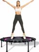 upgrade your fitness routine with darchen 350lbs rebounder mini trampoline for adults - safe, quiet and effective! logo