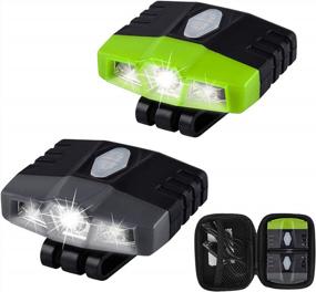 img 4 attached to Get Ultimate Convenience With Rechargeable Clip-On Cap Light For Fishing, Camping, And Hand Work