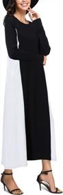img 3 attached to Be The Center Of Attention With Celmia'S Latest Plus Size Maxi Dresses In Colorblock Style For Women 2021