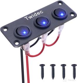 img 3 attached to Twidec Rocker Lighting Control KCD2 102N BU XBZ