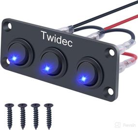 img 4 attached to Twidec Rocker Lighting Control KCD2 102N BU XBZ