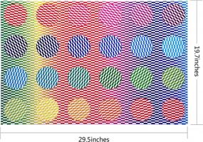 img 2 attached to Bgraamiens Puzzle-Головокружительный цветной лабиринт-1000 штук Творческий цвет и полосатая головоломка Цветная головоломка