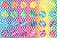 bgraamiens puzzle-dizzying color maze -1000 pieces creative color and stripes jigsaw puzzle color challenge puzzle logo